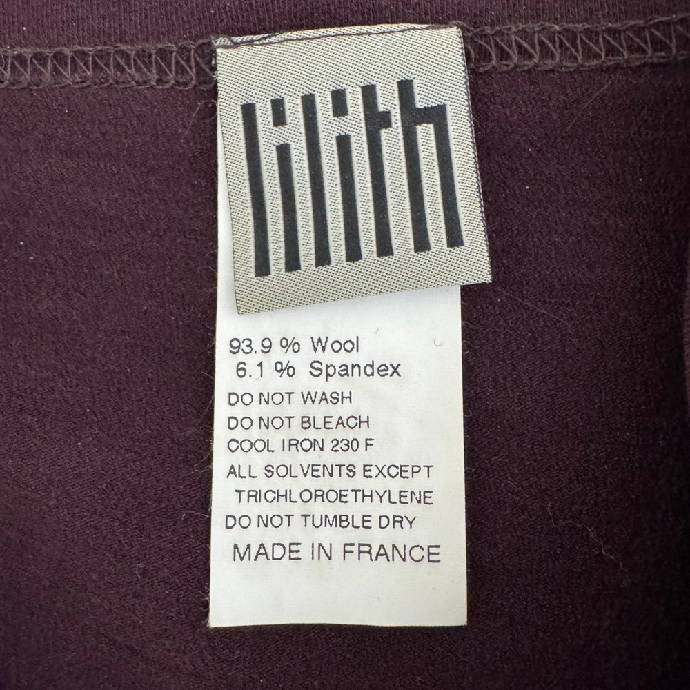 Lilith Wool Blend‎ Maxi Skirt wine color Size Small - Picture 6 of 11